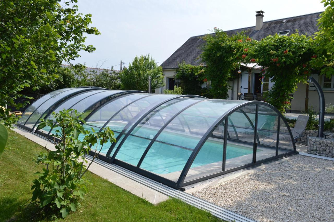 Au Coeur Du Bien-Etre, Chalet Avec Piscine Chauffee Et Couverte, Spa, Sauna, Massages Monteaux Zewnętrze zdjęcie